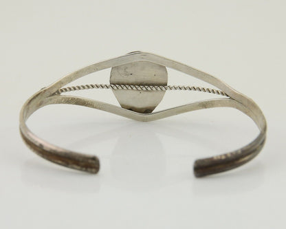 Navajo Paw Bracelet 925 Silver Blue Turquoise Native American Artist C.80's