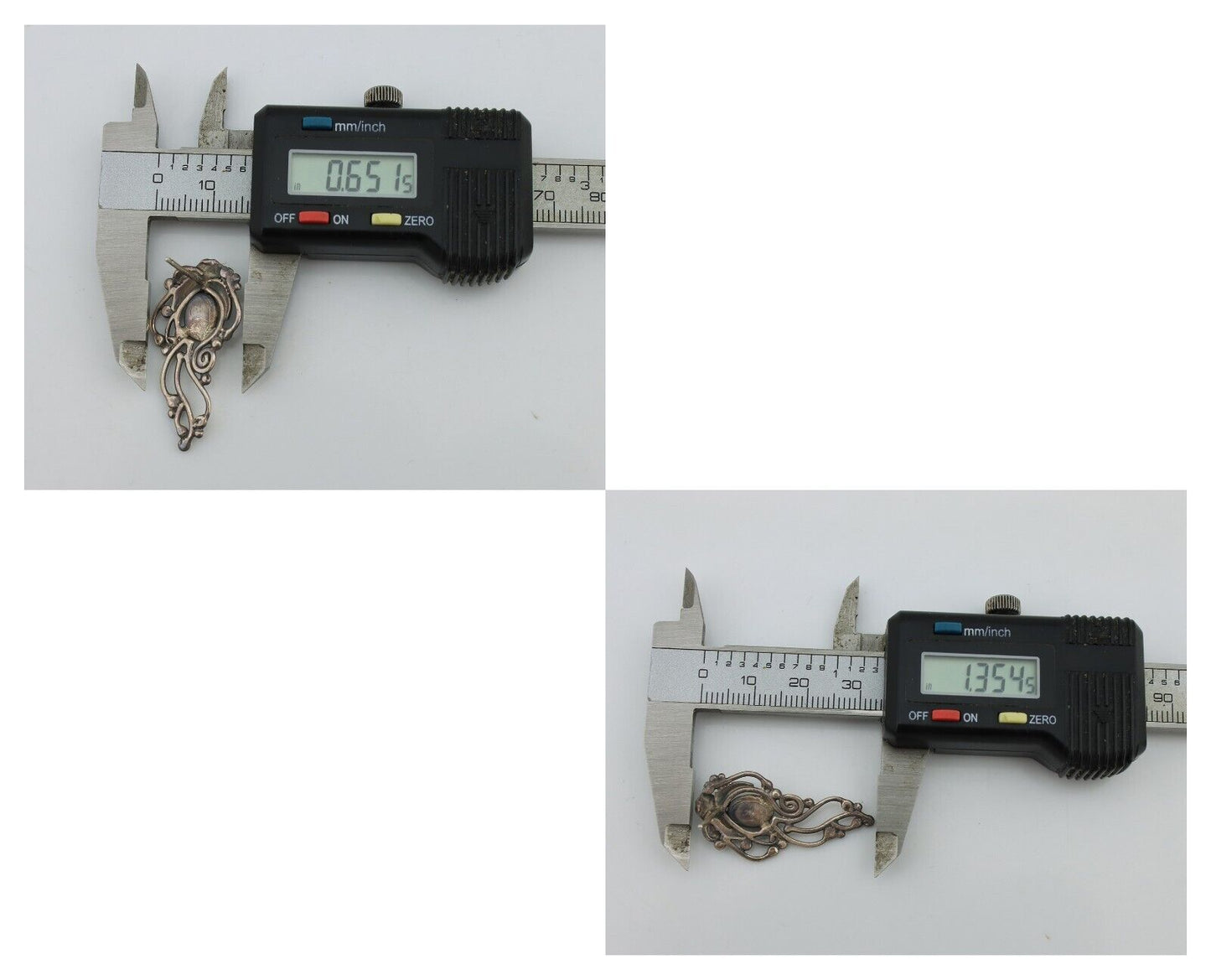 Navajo Earrings 925 Silver Natural Blue Turquoise Native American Artist C.80s