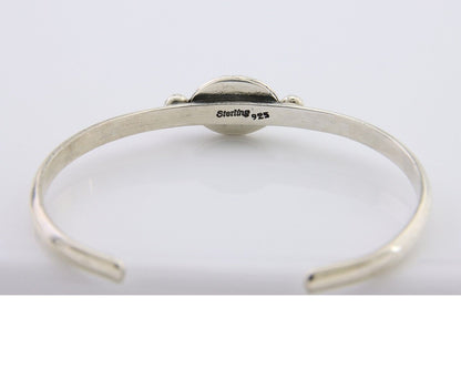 Navajo Bracelet 925 Silver Natural Turquoise Native American Artist C.80's