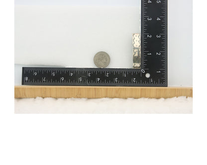 Vintage Navajo Barrette 925 Sterling Silver Hand Stamped Native American