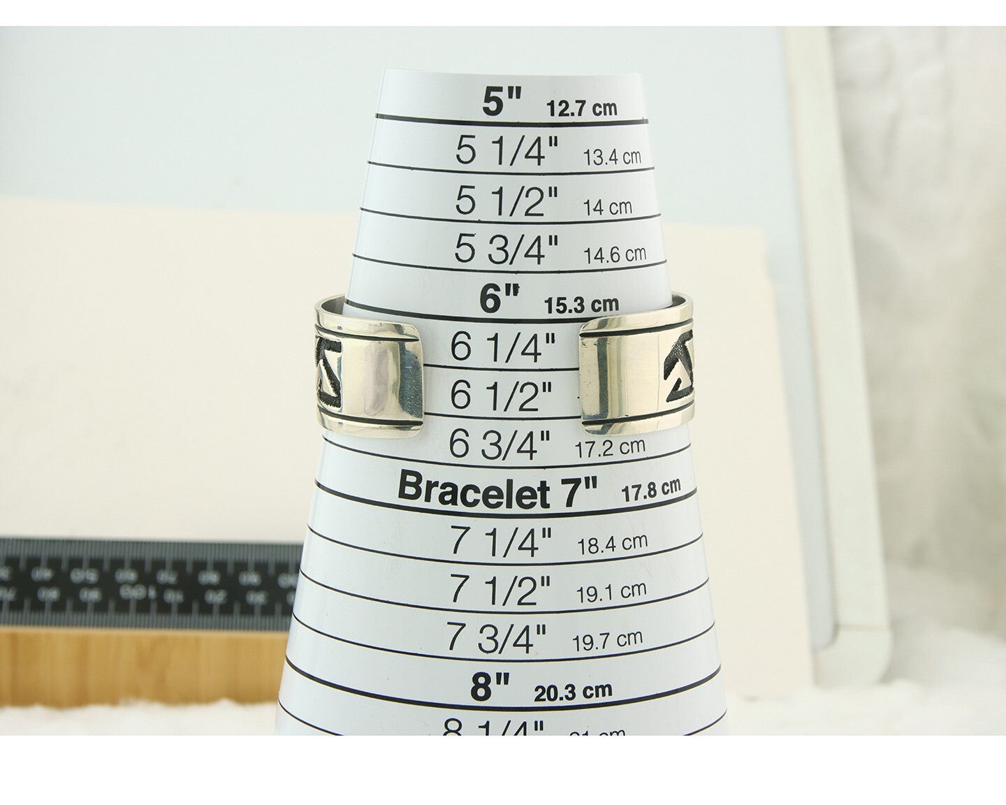 Navajo Bracelet 925 Silver Artist Signed Thomas Singer Cuff C.80's