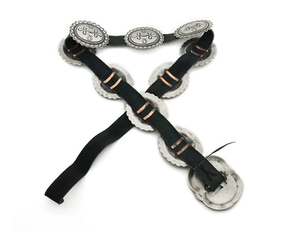 Navajo Concho Belt Sterling Silver Handmade Vintage 40in Long