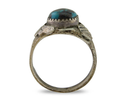 Navajo Ring 925 Silver Turquoise Turpen's Pawn Vault Artist Native C.80's
