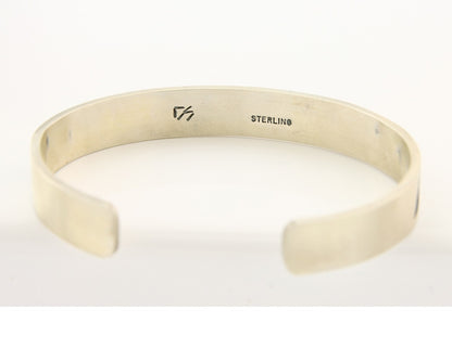 Hopi Bracelet 925 Silver Handmade Signed Darren Seweyestewa C.80's