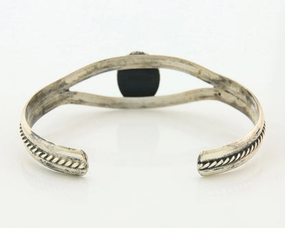 Navajo Cuff Bracelet Sterling Silver Natural Turquoise Native Vintage
