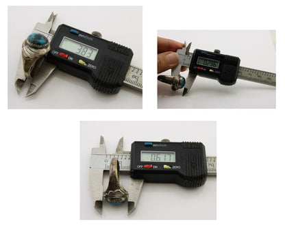 Navajo Ring 925 Silver Turquoise Turpen's Pawn Vault Artist Native C.80's