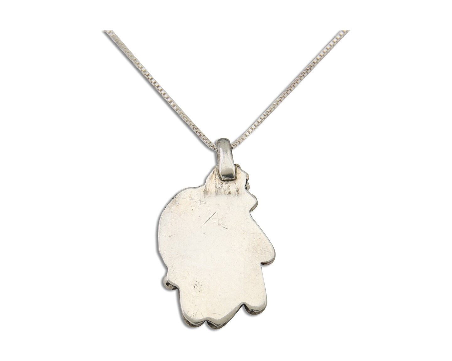 Navajo Necklace 925 Silver Natural Turquoise Native Artist C.80's