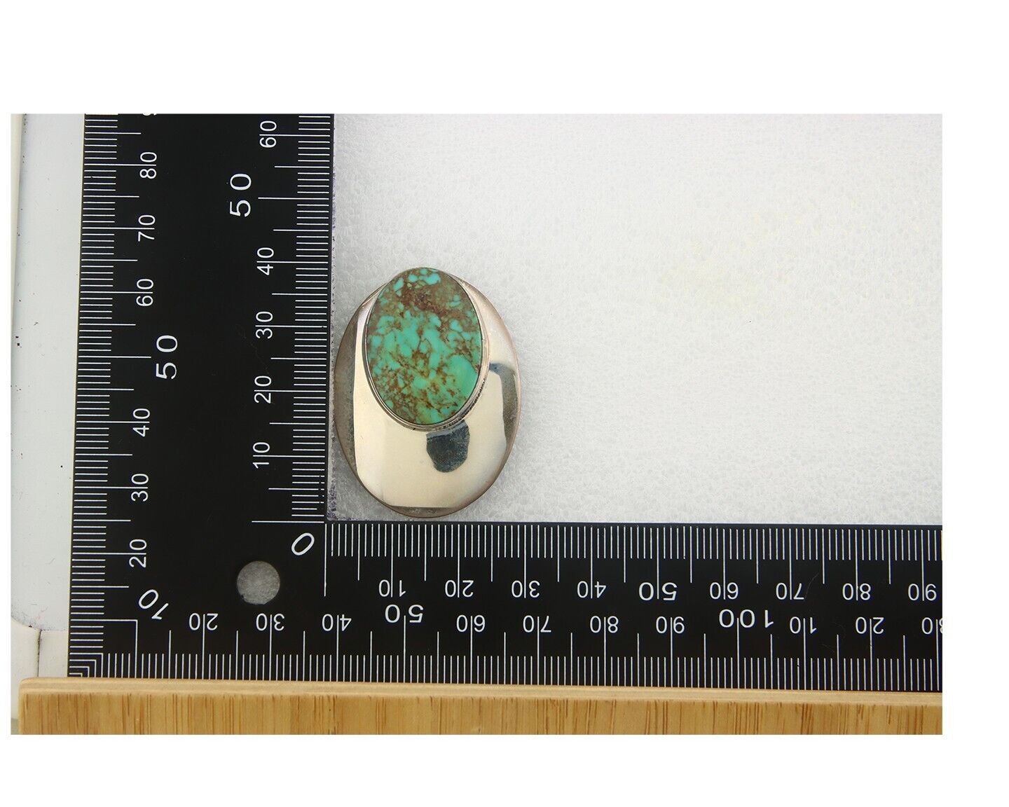 Navajo Earrings 925 Silver Handmade Natural Turquoise Native Artist C.80's