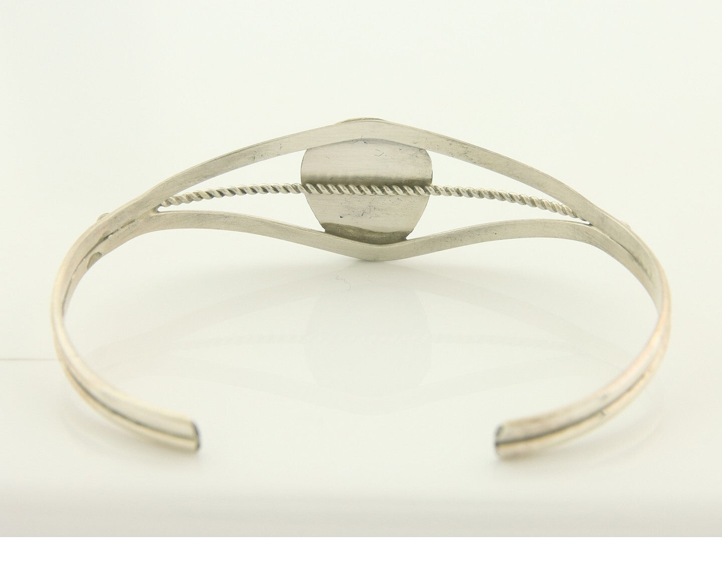 Navajo Bracelet 925 Silver Handmade Animal Claw Cuff Native American Artist C80s