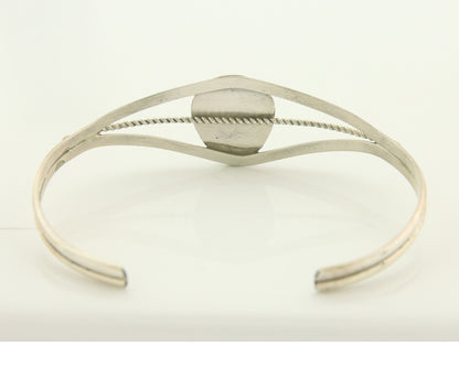 Navajo Bracelet 925 Silver Handmade Animal Claw Cuff Native American Artist C80s