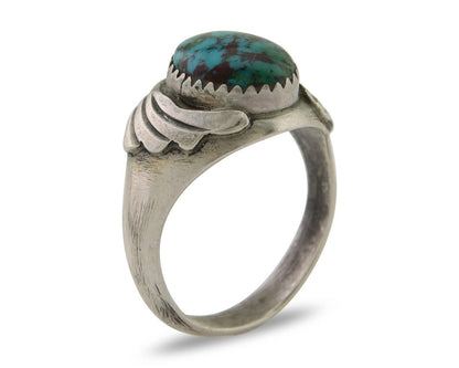 Navajo Ring 925 Silver Turquoise Turpen's Pawn Vault Artist Native C.80's