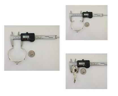 Navajo Bracelet 925 Silver Blue Turquoise Artist Signed Gecko C.80's