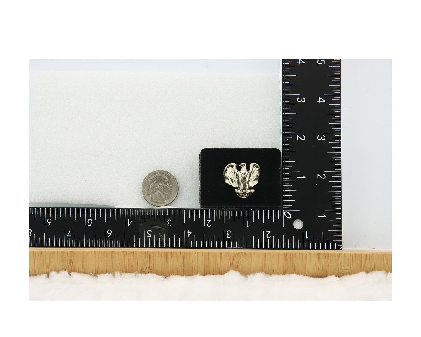 Navajo Eagle Ring Sterling Silver Traditional Authentic Size 10.25