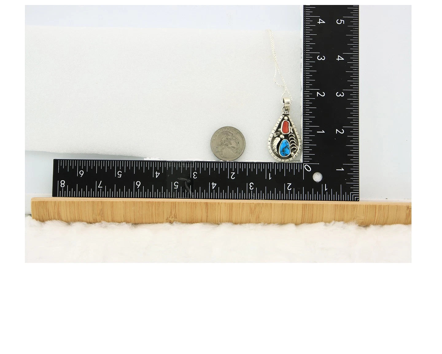 Navajo Necklace Sterling Authentic Gemstone Traditional Signed Teepee