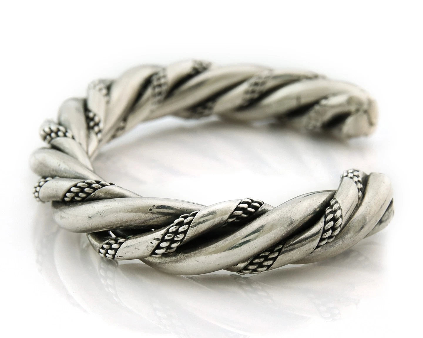 Navajo Cuff Bracelet 925 Sterling Silver Vintage Handmade Signed D Zachary