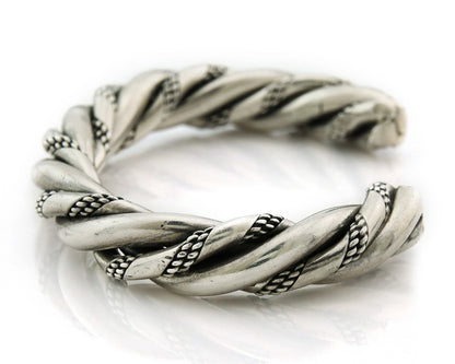 Navajo Cuff Bracelet 925 Sterling Silver Vintage Handmade Signed D Zachary