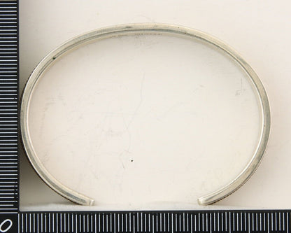 Navajo Bracelet 925 Silver & 12k Yellow Gold Filled Signed TAHE C.80's