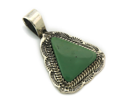Navajo Pendant Sterling Silver Turquoise Vintage Authentic Native American