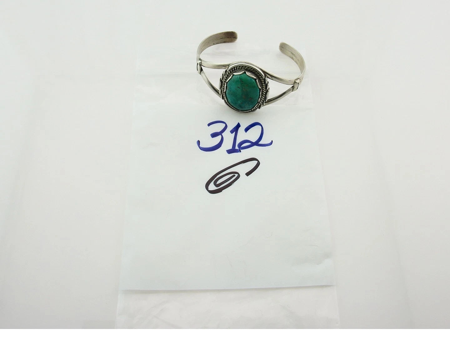 Navajo Cuff Bracelet 925 Sterling Silver Turquoise Vintage Signed Sun