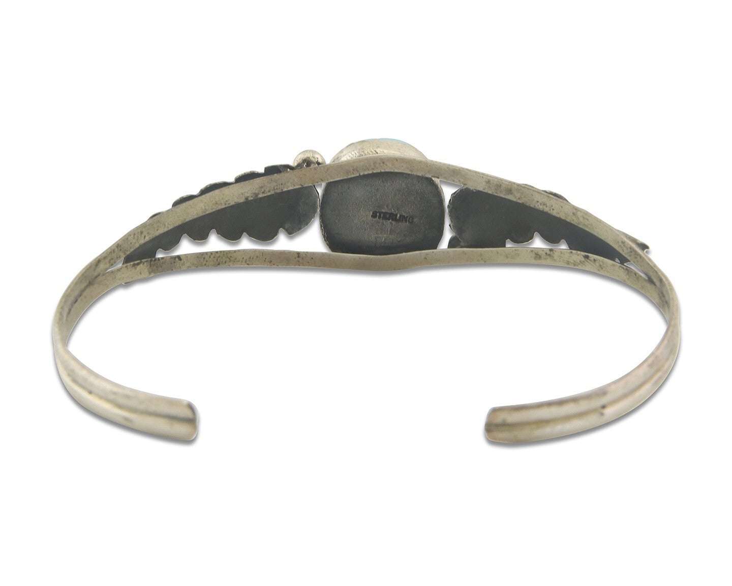 Vintage Navajo Bracelet 925 Silver Turquoise Traditional Handmade Authentic