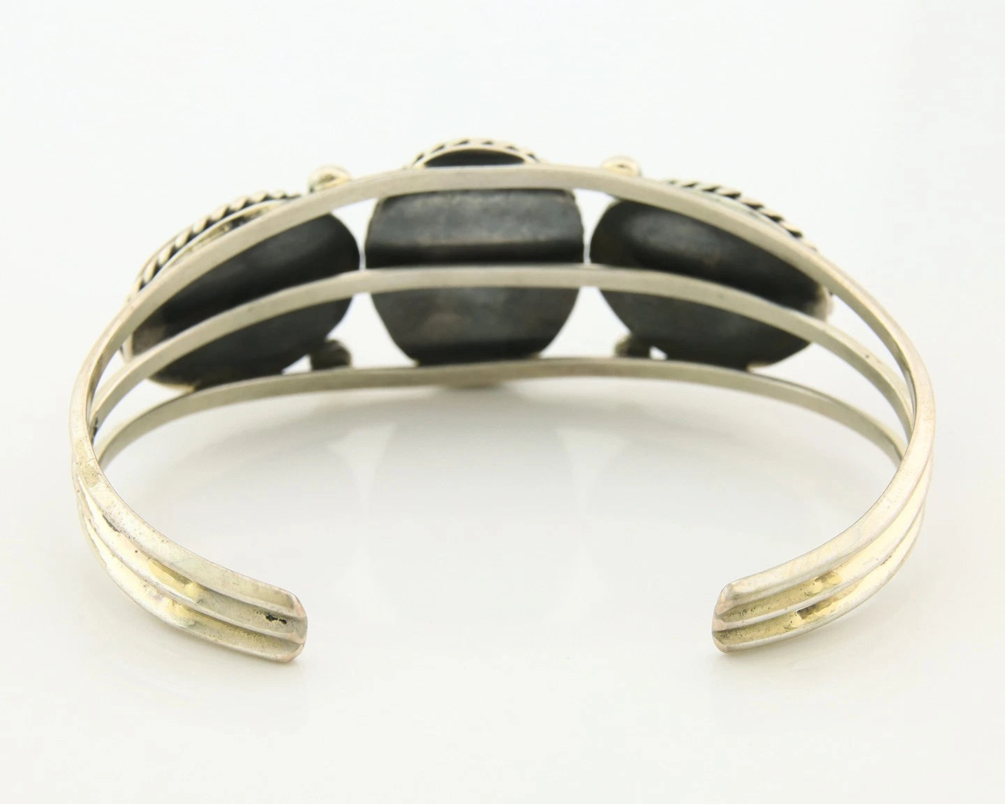 Navajo Cuff Bracelet Sterling Silver Authentic Pink Muscle Native Artist