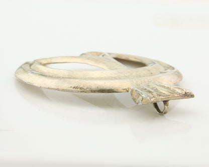 Navajo Sterling Silver Necklace Pendant Handmade Vintage Signed Ray Delgarito