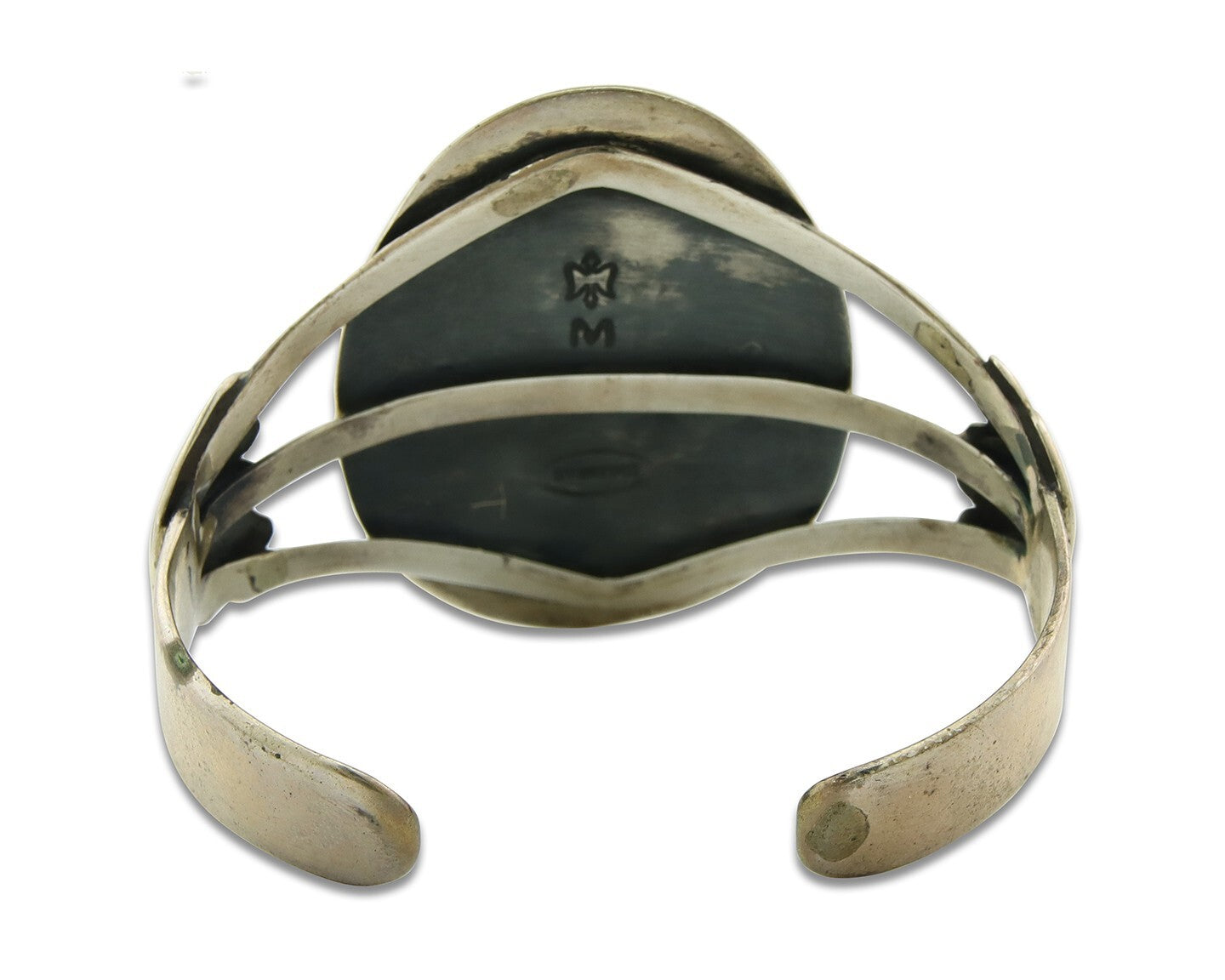 Vintage Navajo Bracelet 925 Silver Turquoise Traditional Handmade Authentic Sign