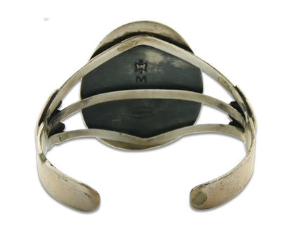Vintage Navajo Bracelet 925 Silver Turquoise Traditional Handmade Authentic Sign
