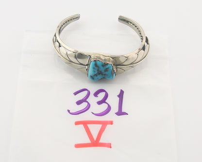 Vintage Navajo Bracelet 925 Silver Turquoise Traditional Handmade Authentic