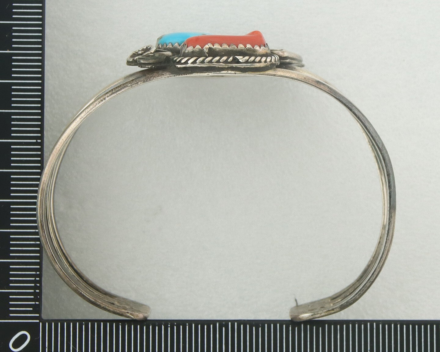 Vintage Navajo Bracelet 925 Silver Handmade Authentic Gemstone Traditional