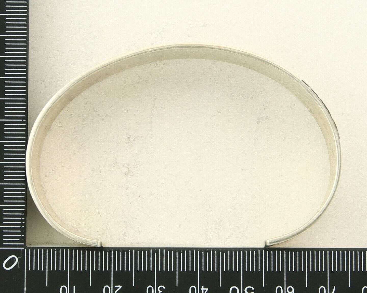 Navajo Bracelet 925 Silver Artist Signed Troy Laner Cuff C.80's