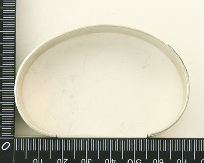 Navajo Bracelet 925 Silver Artist Signed Troy Laner Cuff C.80's