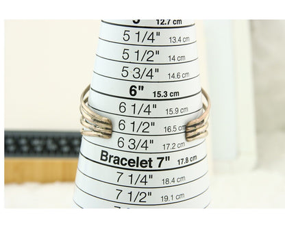 Navajo Bracelet 925 Silver Natural Blue Turquoise Native American Artist C.80s