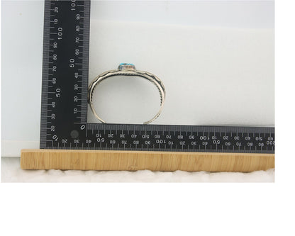 Vintage Navajo Bracelet 925 Silver Turquoise Traditional Handmade Authentic