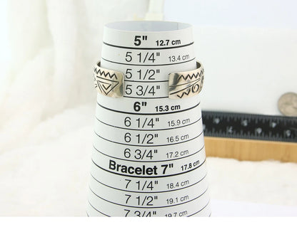 Navajo Cuff Bracelet Sterling Silver Authentic Turquoise Signed Stanley Bain