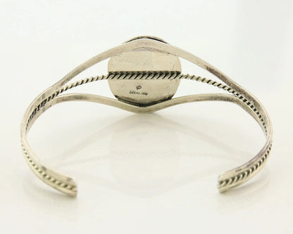 Navajo Cuff Bracelet 925 Sterling Silver Turquoise Vintage Handmade