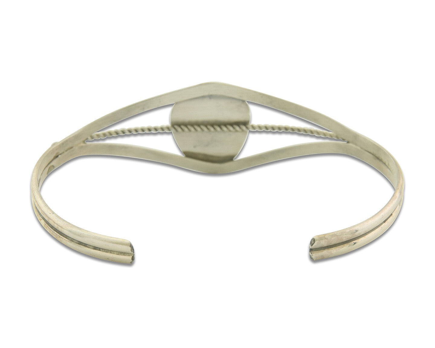 Navajo Bracelet 925 Silver Handmade Animal Claw Cuff Native American Artist C80s