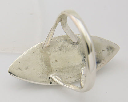 Navajo Ring 925 Silver Turquoise Shell Onyx Spiney Oyster Native Artist C80's