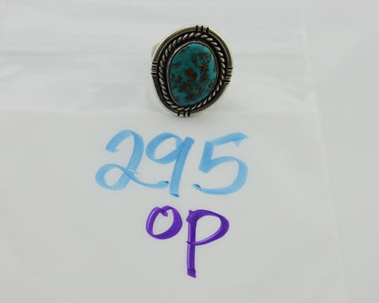 Navajo Handmade Ring 925 Silver Nevada Turquoise Native Artist C.80's
