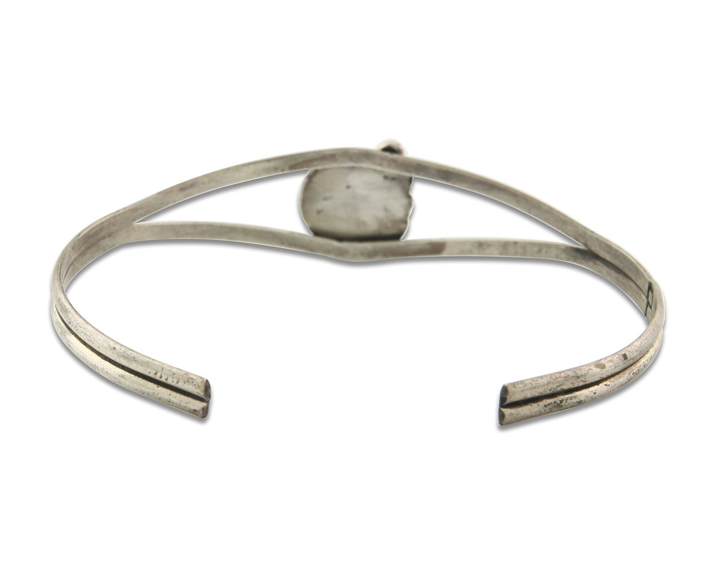 Vintage Navajo Bracelet 925 Silver Blue Turquoise Handmade Signed P