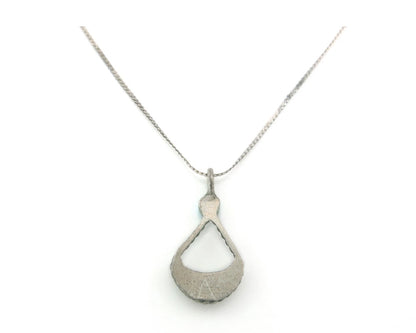Navajo Necklace Sterling Silver Natural Blue Turquoise Vintage