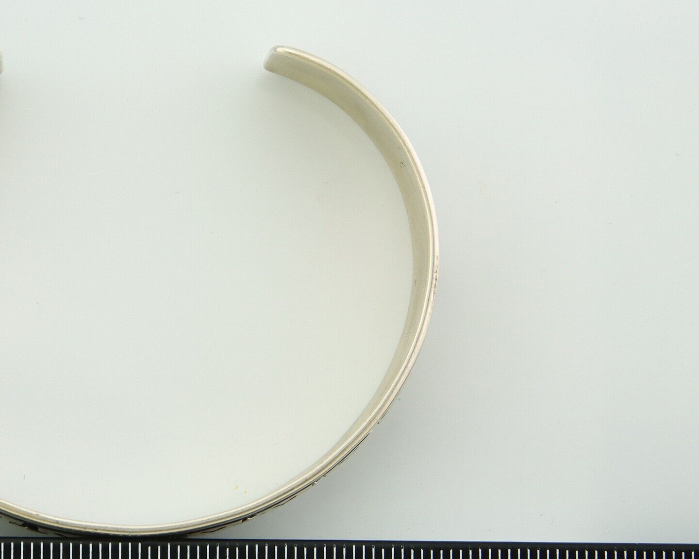 Navajo Bracelet 925 Silver Handmade Cuff Artist Signed Tom Billy C.80's