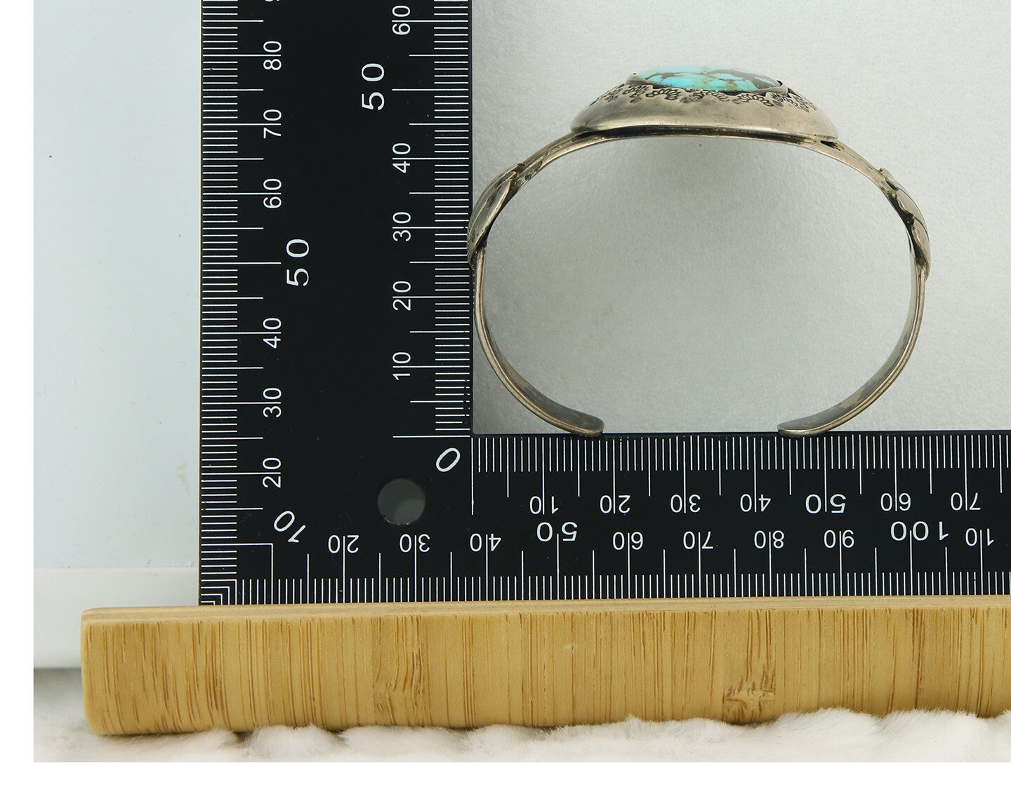 Vintage Navajo Bracelet 925 Silver Turquoise Handmade Authentic Signed M Montoya