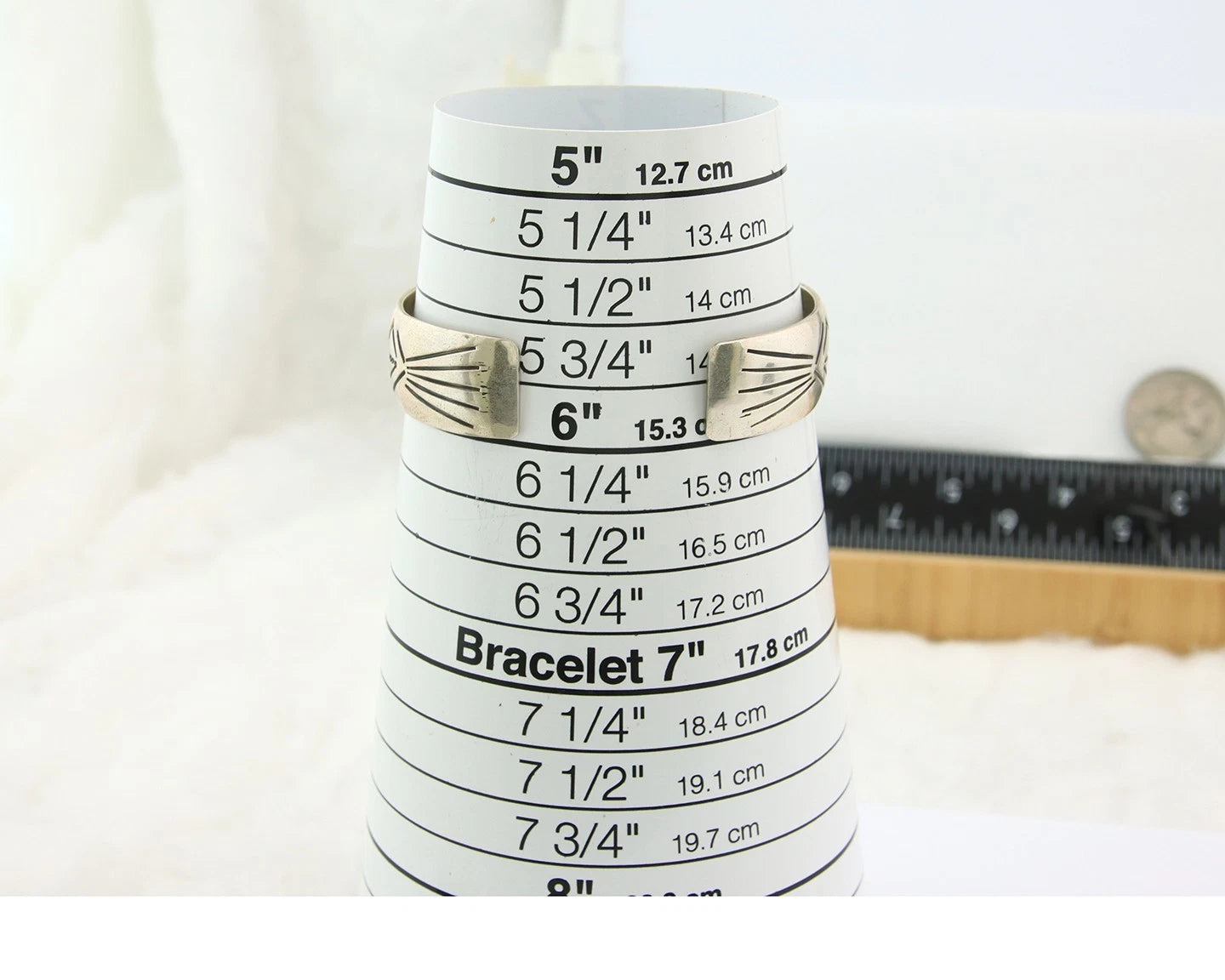 Navajo Cuff Bracelet Sterling Silver Authentic Turquoise Signed Stanley Bain