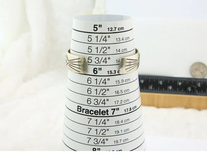 Navajo Cuff Bracelet Sterling Silver Authentic Turquoise Signed Stanley Bain