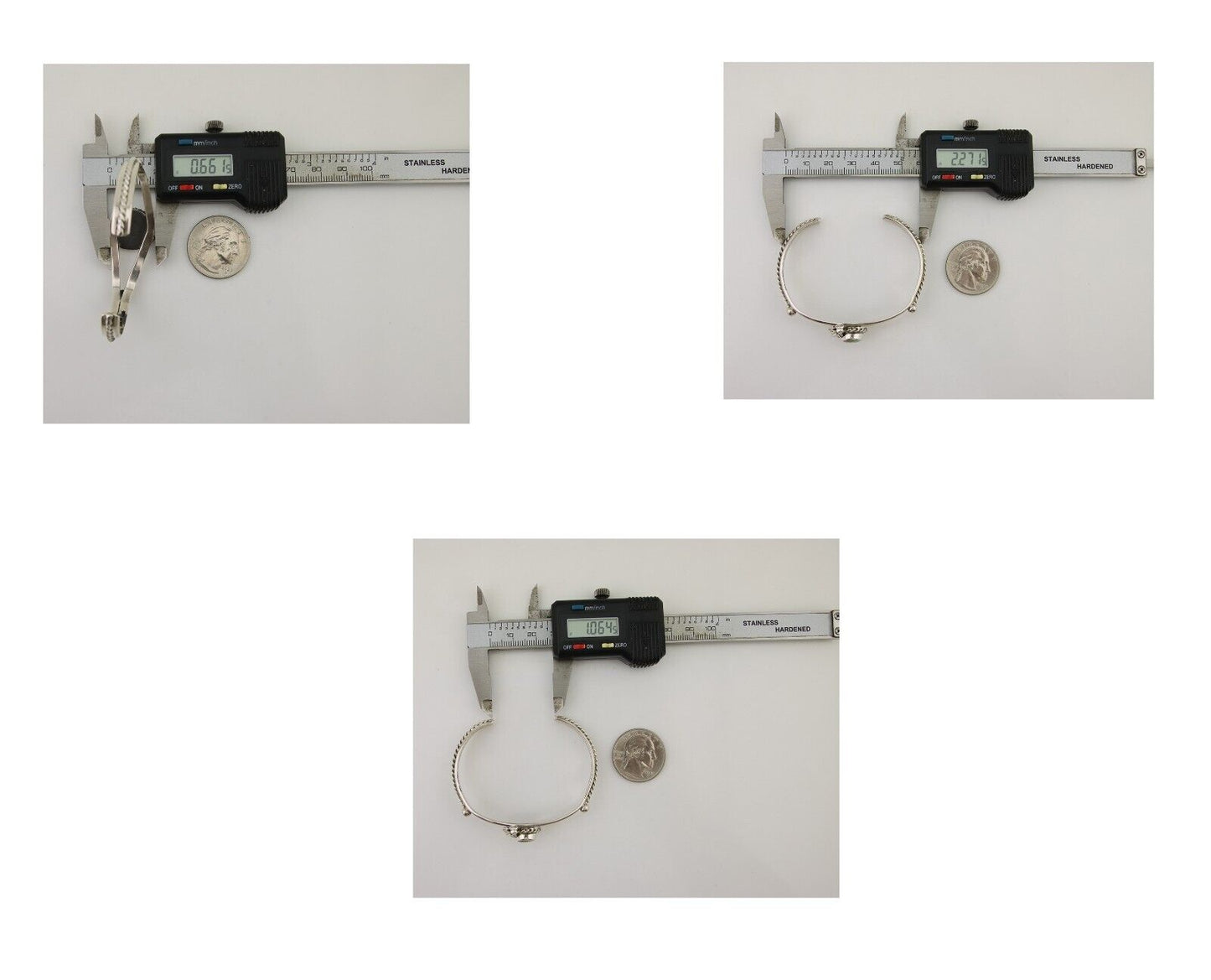 Navajo Bracelet 925 Silver Blue Turquoise Artist Signed Gecko C.80's