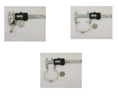 Navajo Bracelet 925 Silver Blue Turquoise Artist Signed Gecko C.80's