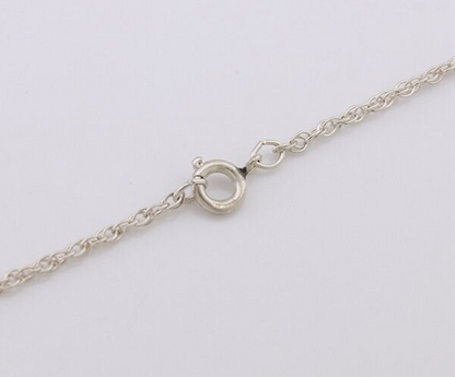 Navajo Turquoise Handmade Necklace 925 Silver Artist Signed PM C.80s