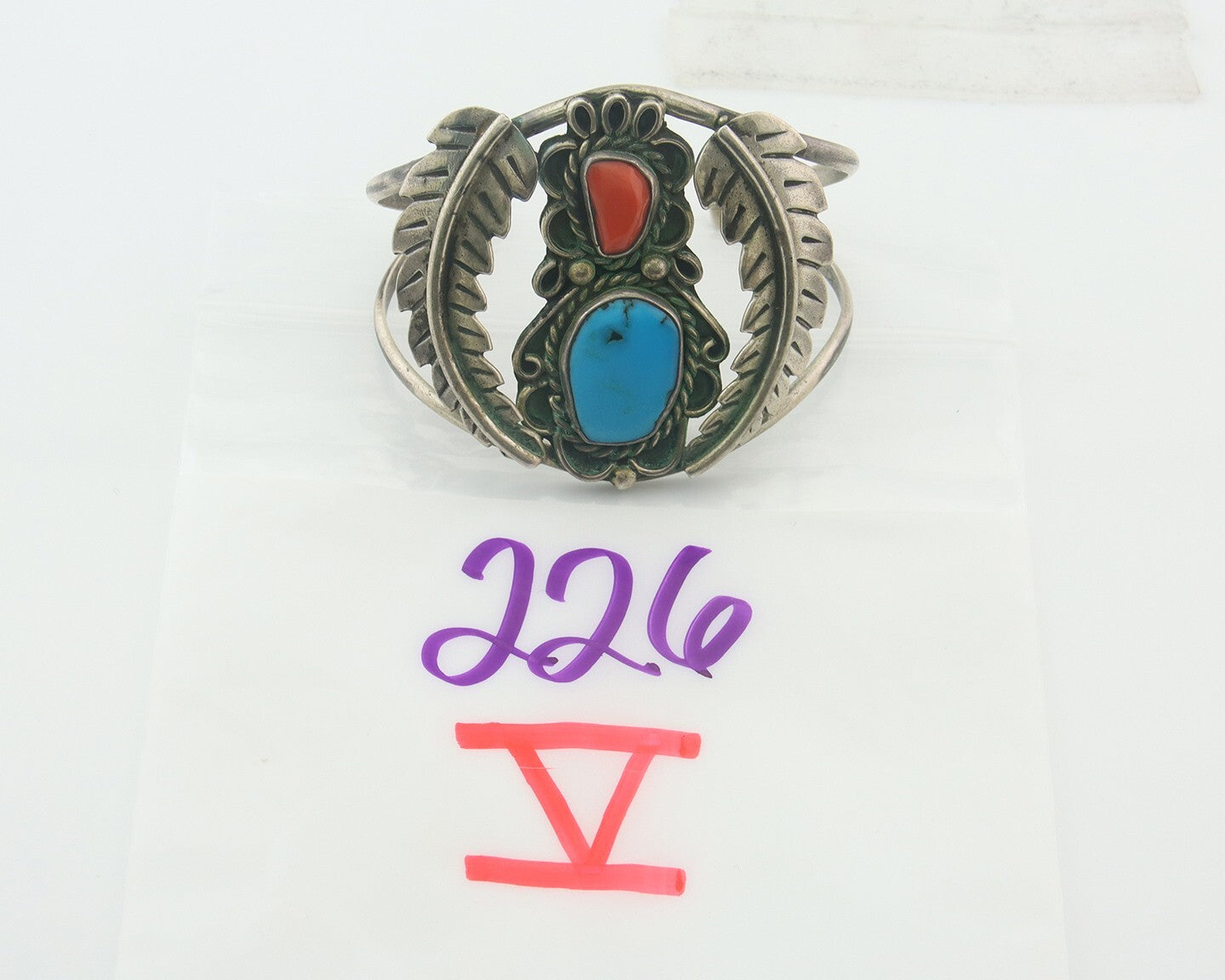 Vintage Navajo Bracelet 925 Silver Handmade Authentic Gemstone Traditional