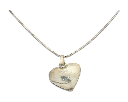 Navajo Sterling Silver Necklace Authentic Turquoise Vintage Handmade Artist ES